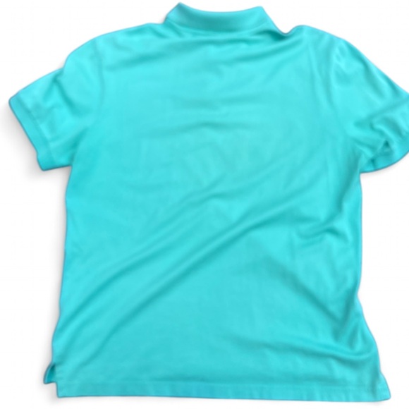 Lacoste Turquoise Argyle Polo Shirt Size M - Picture 2 of 6